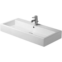 25 in. x 22 in. Granite Vanity Top in Beige with White Bowl and 4 in. Faucet Spread 25 in. x 22 in. Granite Vanity Top in Beige with White Bowl and 4 in. Faucet Spread