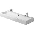thumbnail image 1 of Duravit 045412-2Hole Vero 48" Ceramic Vanity Top - White with WonderGliss / Ground, 1 of 7