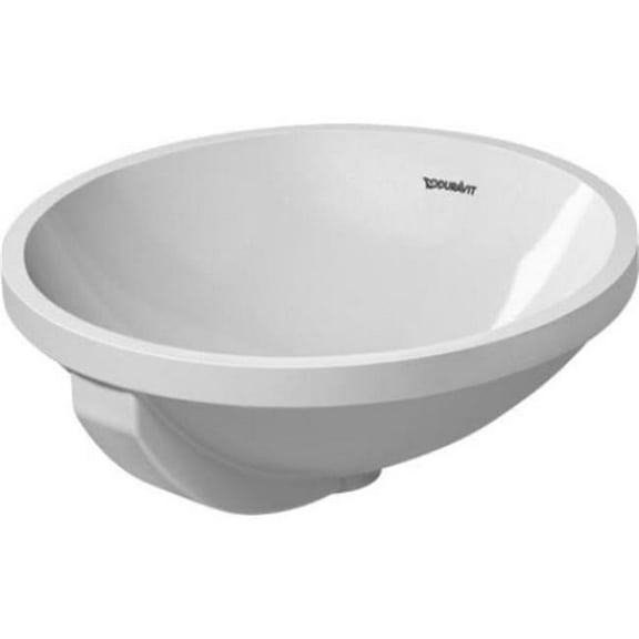 Duravit 0468400000 Architec Undermount Bathroom Sink - White