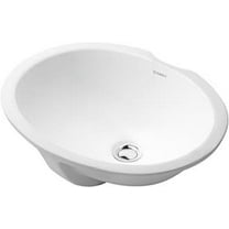 Duravit 048157-0Hole Design Classics 22-5/8" Oval Ceramic Undermount Bathroom Sink - White