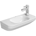 thumbnail image 1 of Duravit 071350-1Hole-R Durastyle 19-5/8" Specialty Ceramic Wall Mounted Bathroom Sink And, 1 of 4