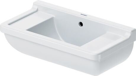 Duravit 0751500000 Starck 3 19-5/8" Rectangular Ceramic Wall Mounted Bathroom Sink - White