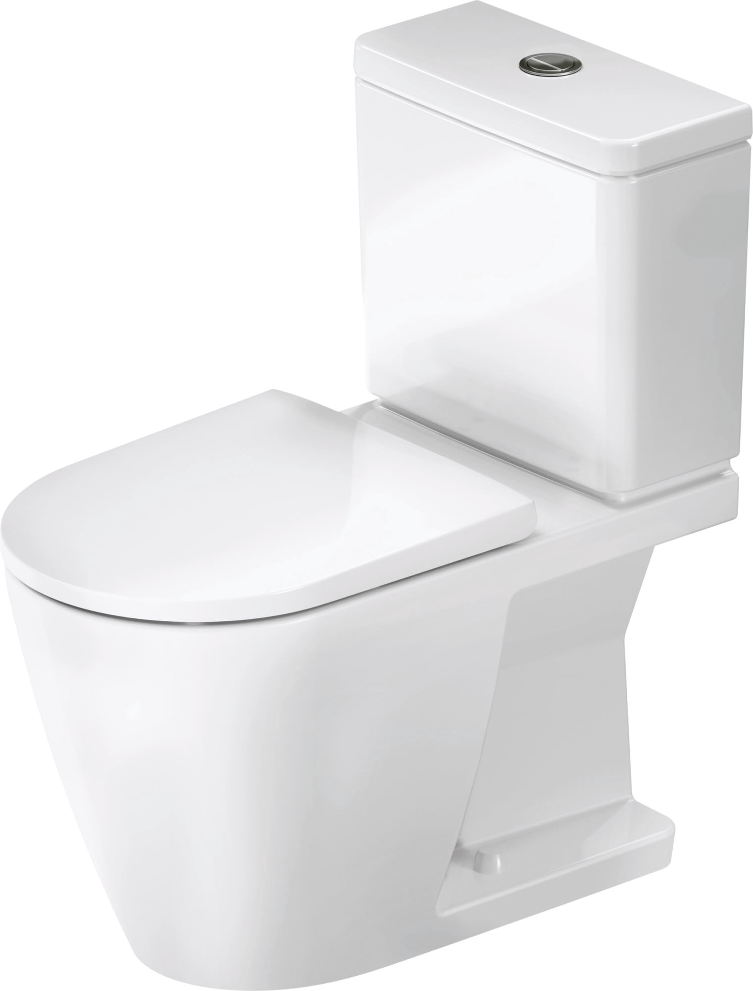 Duravit 200601-Dual D-Neo Elongated Toilet Bowl Only - White
