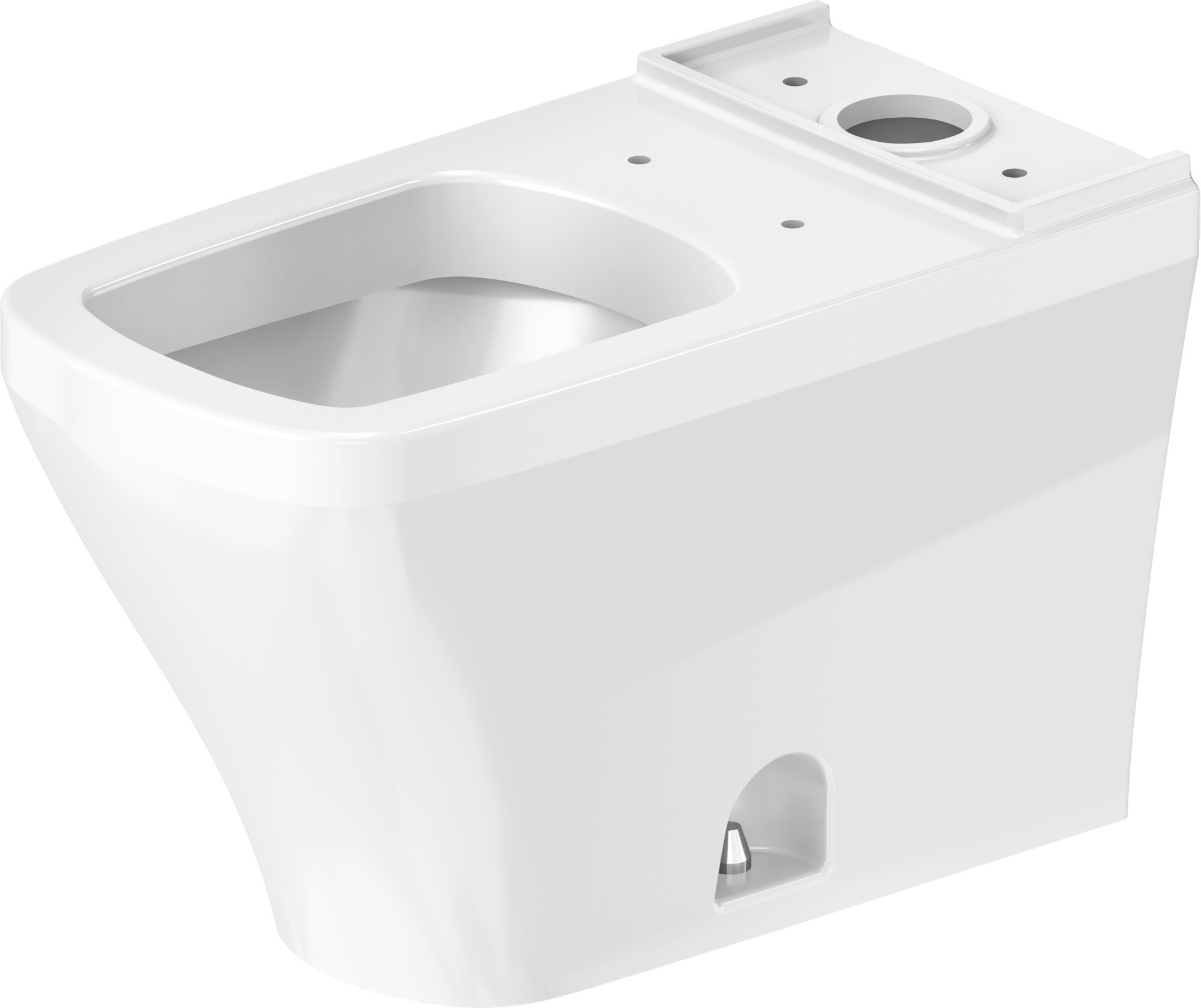 Duravit 203501 Durastyle Elongated Toilet Bowl Only - White