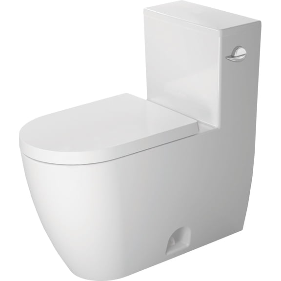 Duravit 218501-R Me By Starck 1.28 Gpf Elongated Toilet - White with HygieneGlaze