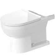 Duravit 218801-Dual No. 1 Elongated Chair Height Toilet Bowl Only - White with