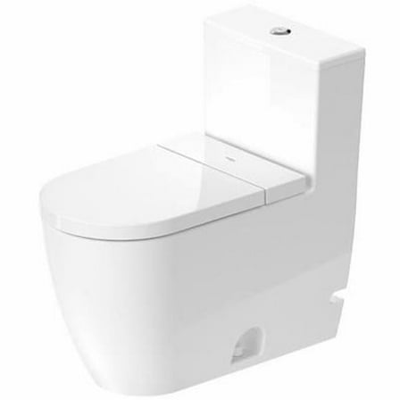 Duravit 21890120U2 Starck 1.32 GPF Elongated Floor Mount Toilet, White