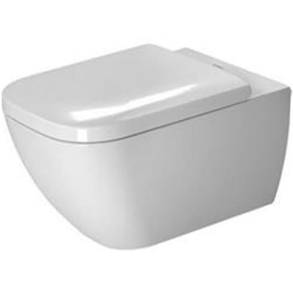 Duravit 2222090092 Happy D.2 Dual Flush One-Piece Wall Mounted Washdown Rimless Elongated Toilet