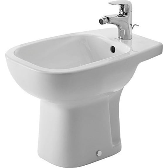 Duravit 22381000002 D-Code Floor Mounted Bidet - White