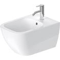 thumbnail image 1 of Duravit 2258150000 Happy D.2 Wall Mounted Bidet - White, 1 of 2