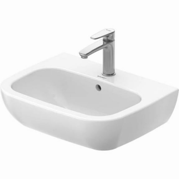 Duravit 23105500302 550 x 430 mm D-Code Bathroom Sink - White