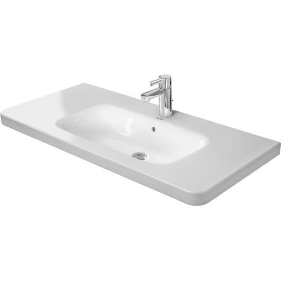 Duravit 2320100000 Durastyle 19" Ceramic Vanity Top - White / Glazed Underside