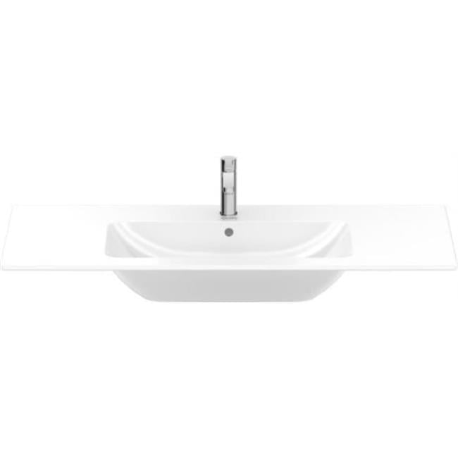 Starck 48'' White Ceramic Rectangular Vessel Vanity Top