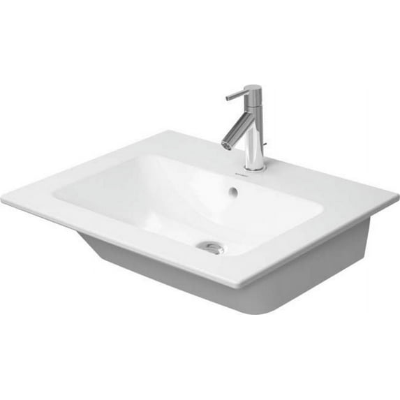 Duravit 233663-0Hole Me By Starck 25" Ceramic Vanity Top - White