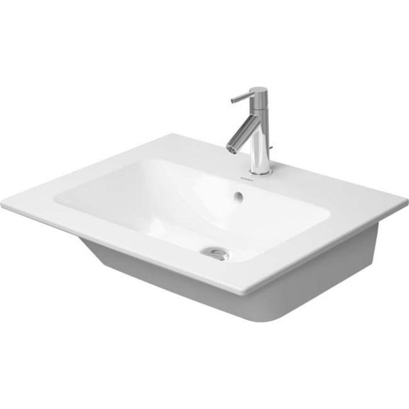 Duravit 233663-0Hole Me By Starck 25" Ceramic Vanity Top - White