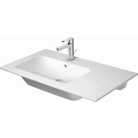 Duravit 234583-1Hole Me By Starck 19" Ceramic Vanity Top - White