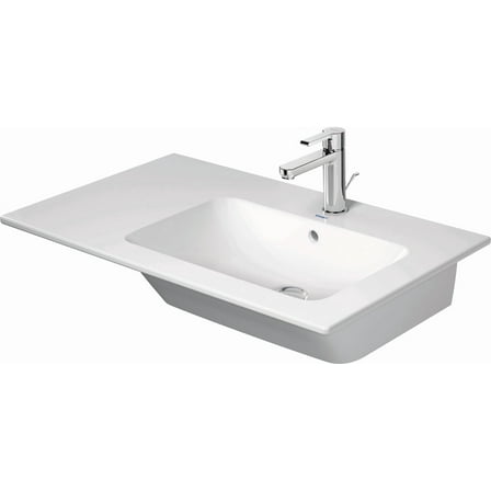 Duravit 234683-1Hole Me By Starck 19" Ceramic Vanity Top - White