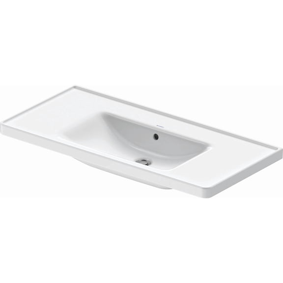 Duravit 236710-0Hole D-Neo 19" Ceramic Vanity Top - White