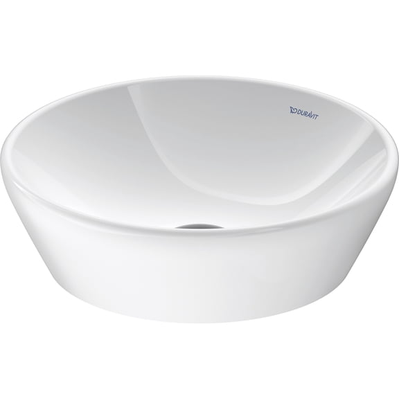 Duravit 237140-0Hole D-Neo 15-3/4" Circular Ceramic Vessel Bathroom Sink - White