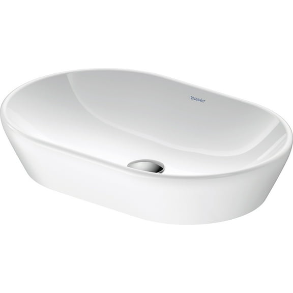 Duravit 237260-0Hole D-Neo 23-5/8" Oval Ceramic Vessel Bathroom Sink - White