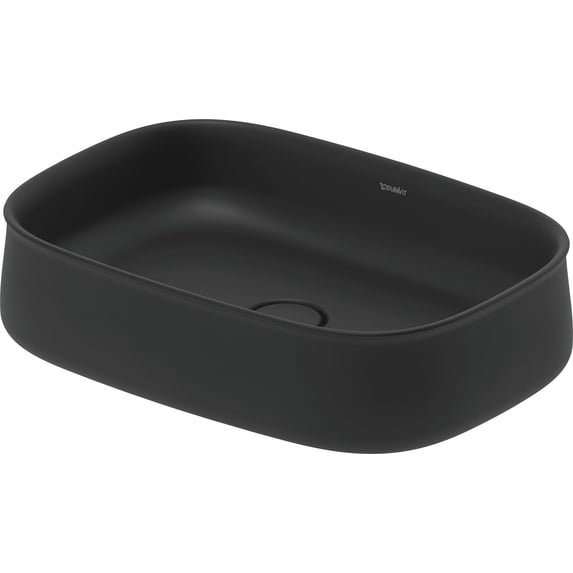 Duravit 237355-1Hole Zencha 15" Ceramic Vanity Top - Anthracite