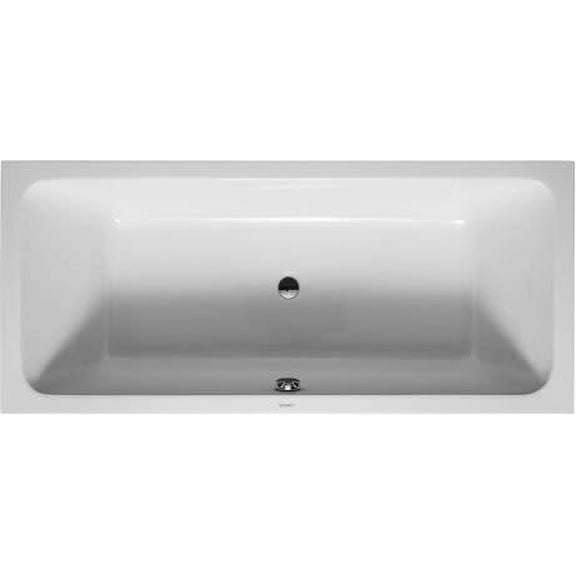 Duravit 700101-C D-Code 71" Drop In Acrylic Soaking Tub - White