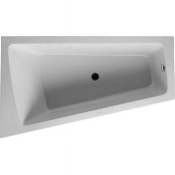 Duravit 700264000000090 Paiova 66-7/8" Acrylic Soaking Bath Tub For Corner Left