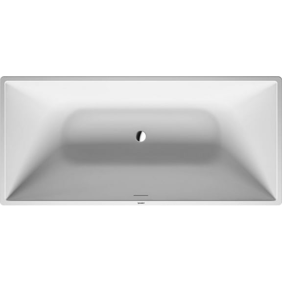 Duravit 700430-C Durasquare 73" Free Standing Resin Soaking Tub - White