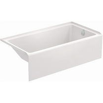 Duravit 700655-R Duravit No.1 60" Three Wall Alcove Acrylic Soaking Tub -