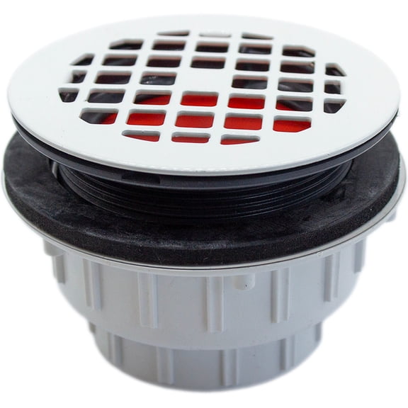 Duravit 792920000000090 Universal Pvc Grid Shower Drain - White