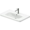 thumbnail image 1 of Duravit  Furniture White Porcelain Wall-mount Single-basin Bathroom Sink 2320800000, 1 of 2