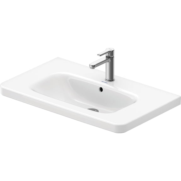 Duravit Furniture White Porcelain Wall-mount Single-basin Bathroom Sink 2320800000