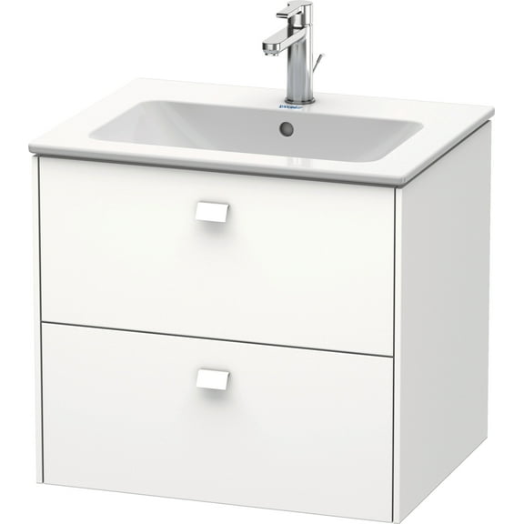 Duravit Br4101 Brioso 19" Single Wall Mounted Vanity Cabinet - White