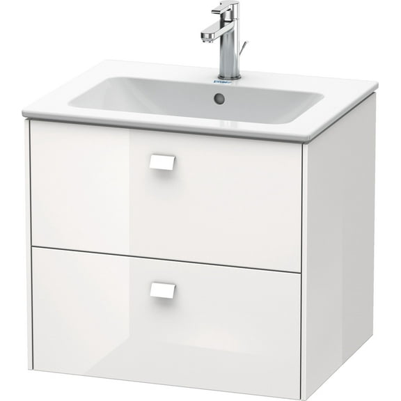 Duravit Br41010 Brioso 25" Single Wall Mounted Vanity Cabinet - White