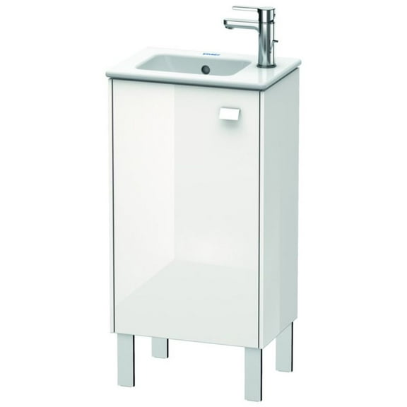Duravit Br4400l Brioso 17" Single Free Standing Wood Vanity Cabinet Only - White