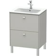 thumbnail image 1 of Duravit Br4401 Brioso 19" Single Wall Mounted Vanity Cabinet - Concrete Gray Matte, 1 of 1