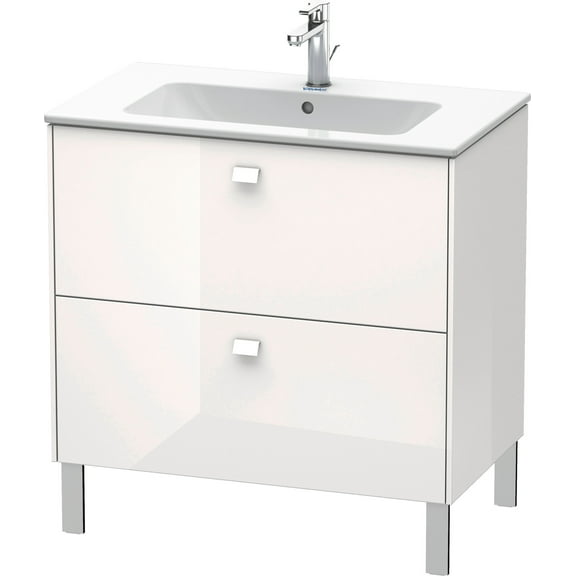 Duravit Br4402 Brioso 19" Single Wall Mounted Vanity Cabinet - White