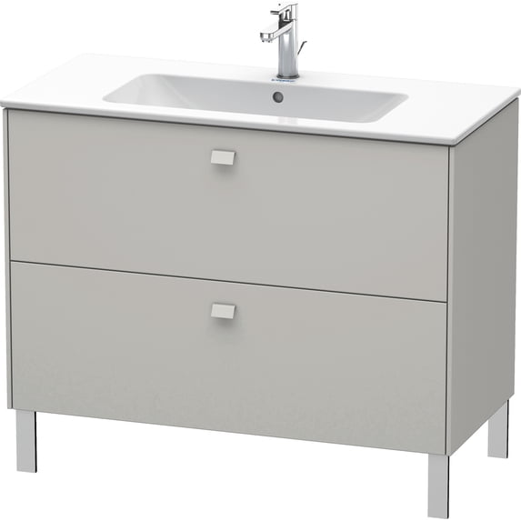 Duravit BR440300707 Brioso 19" Single Wall Mounted Vanity Cabinet - Concrete Gray Matte