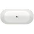 thumbnail image 1 of Duravit 700477-C-18Tall D-Neo 63" Free Standing Solid Surface Soaking Tub - White, 1 of 7