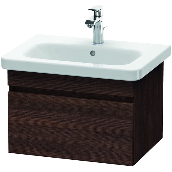 Duravit Ds6380 Durastyle 23" Single Wall Mounted Wood Vanity Cabinet Only - Chestnut Dark