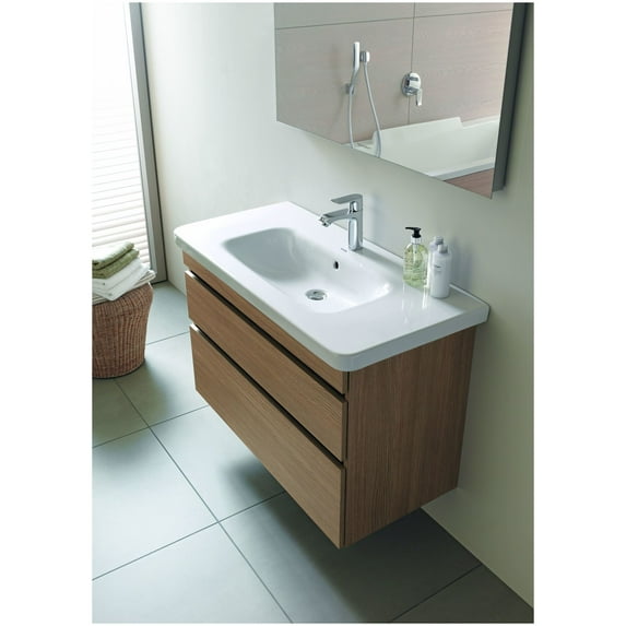 Duravit Ds6495 Durastyle 45" Single Wall Mounted Wood Vanity Cabinet Only - Natural Walnut