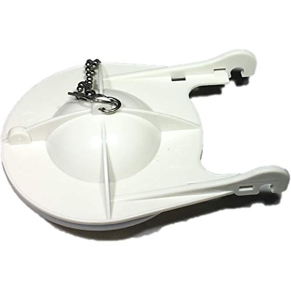 Duravit 1002350000; Caro, D-code, Duraplus, Happy D, Metro, Starck 2, Starck 3; Flapper 3" plastic one piece / two piece 1.6 gpf / 1.28 gpf single Flush; in White