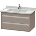 thumbnail image 1 of Duravit Kt6644 Ketho 18" Single Wall Mounted Vanity Cabinet - Basalt Matte, 1 of 1