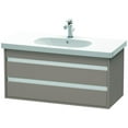 thumbnail image 1 of Duravit Kt6648 Ketho 39" Single Wall Mounted Wood Vanity Cabinet Only - Basalt Matte, 1 of 1