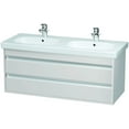 thumbnail image 1 of Duravit Kt6649 Ketho 45" Double Wall Mounted Wood Vanity Cabinet Only - White, 1 of 1
