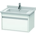 thumbnail image 1 of Duravit Kt6664 Ketho 32" Single Wall Mounted Wood Vanity Cabinet Only - White, 1 of 4