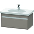 thumbnail image 1 of Duravit KT666704343 Ketho 18" Single Wall Mounted Vanity Cabinet - Basalt Matte, 1 of 1