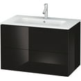 thumbnail image 1 of Duravit Lc6241 L-Cube 32" Single Wall Mounted Vanity Cabinet - Black High Gloss, 1 of 4