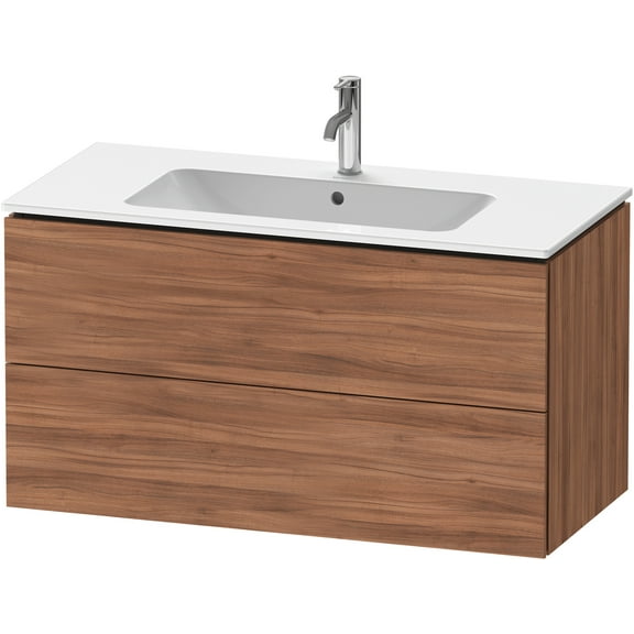 Duravit Lc6242 L-Cube 40" Single Wall Mounted Vanity Cabinet - Wood