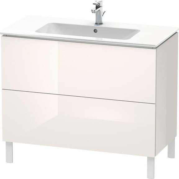 Duravit Lc6627 L-Cube 19" Single Wall Mounted Vanity Cabinet - White